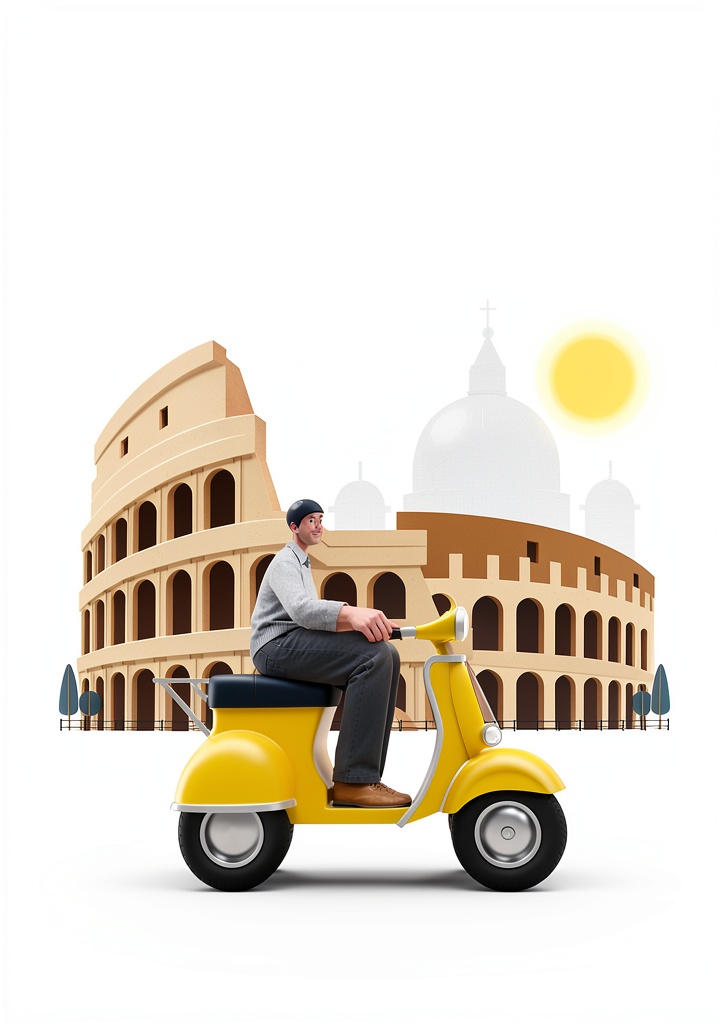 Installing Pearnet Italian Language Reference Kindle eBook 132‑Page Guide on a wooden desk